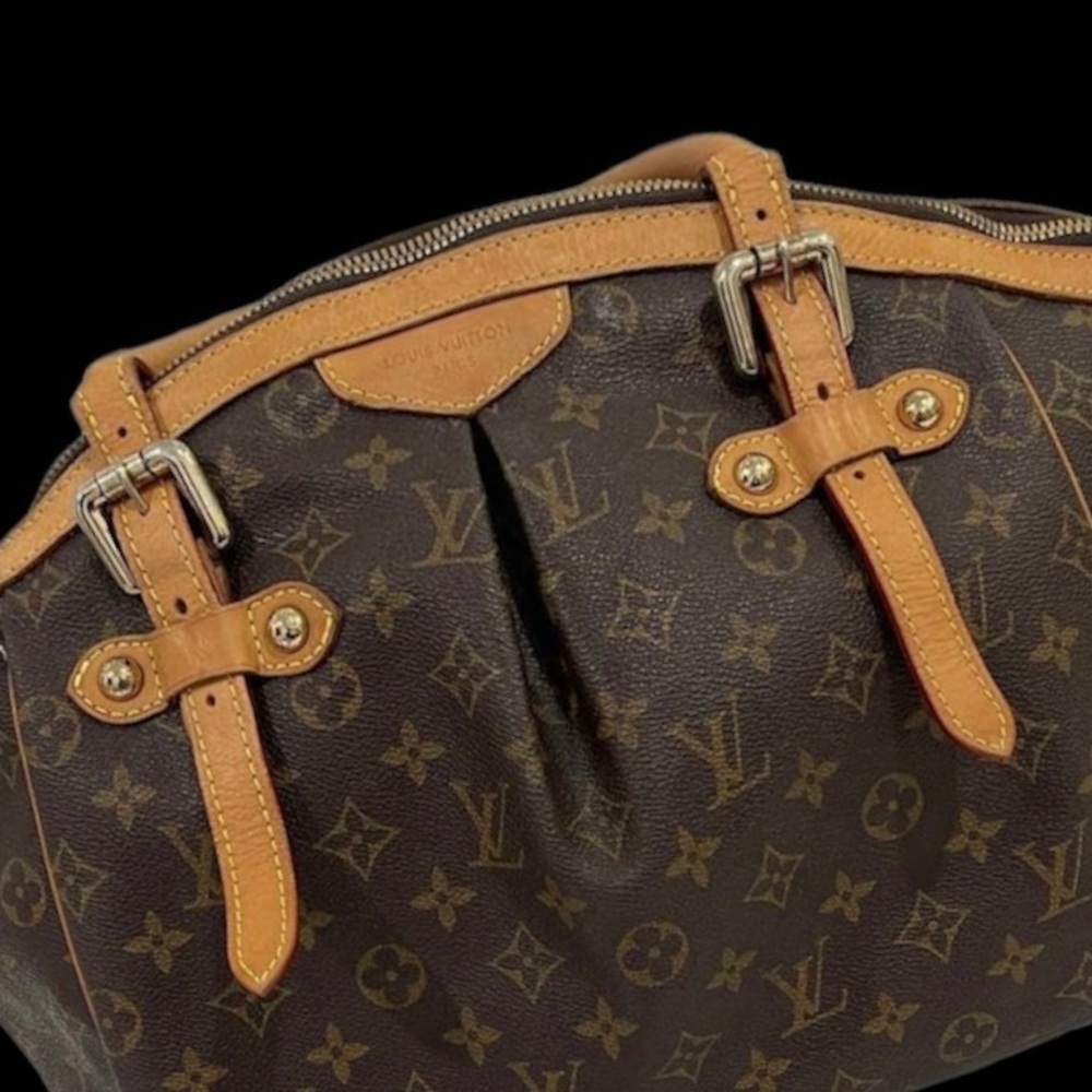 Pre-Owned Vintage Louis Vuitton Tivoli GM w/ scarf & Vachetta Handles Protector